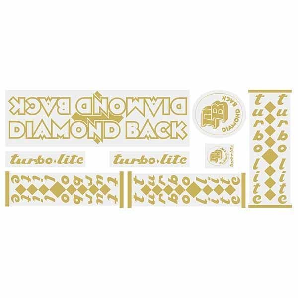 Diamond Back - Turbolite decal set - Old school bmx - Bmx Products AU
