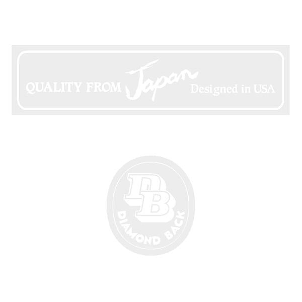 Diamond Back - Turbolite White extra frame decals - Old school bmx - Bmx Products AU