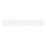 Diamond back - White - Horizontal - Stem decal - Old school bmx - Bmx Products AU