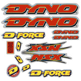 DYNO - 1996 NSX decal set on chrome - old school bmx - Bmx Products AU