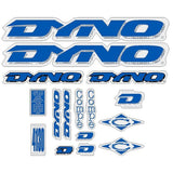 DYNO - 1997 Compe - for black frame with chrome forks decal set - old school bmx - Bmx Products AU