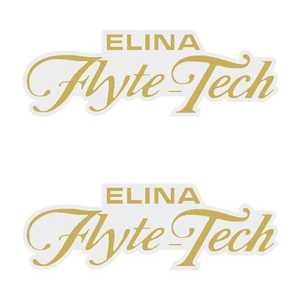 Elina - Flyte Tech GOLD - Seat decal set - Old school bmx - Bmx Products AU