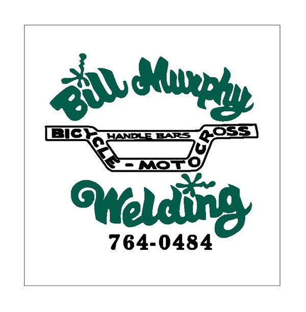 Gary Littlejohn - Bill Murphy Welding head tube Decal - old school bmx - Bmx Products AU