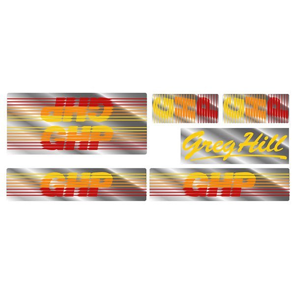 GHP - Gen 1 stripes decal set - old school bmx - Bmx Products AU