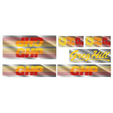 GHP - Gen 1 stripes decal set - old school bmx - Bmx Products AU
