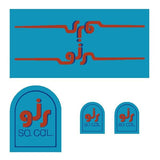 GJS - Gen 1 - blue decal set - Old school bmx - Bmx Products AU