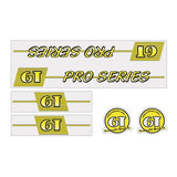 GT - 1986 PRO Series on clear - decal set - Old school bmx - Bmx Products AU