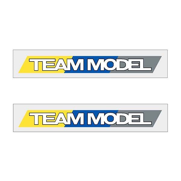 GT - 1987 TEAM MODEL - Clear - chain stay decal set - Old school bmx - Bmx Products AU