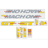 GT - 1990 Mach One - For Black and Blue frame decal set - Old school bmx - Bmx Products AU