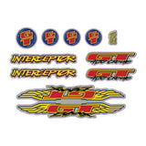 GT - 1995 - Interceptor Chrome decal set - Old school bmx - Bmx Products AU