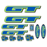 GT - 1997 Vertigo - for chrome frame decal set - Old school bmx - Bmx Products AU