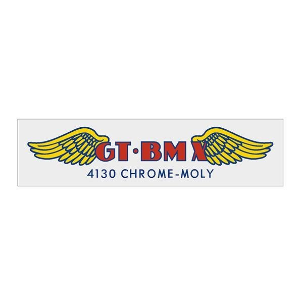 GT - 4130 clear - bar decal - Old school bmx - Bmx Products AU