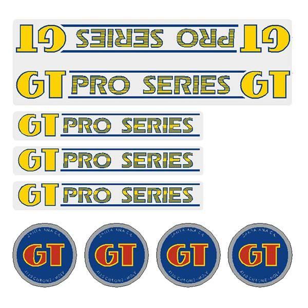Gt - 84-85 Pro Series Clear -Decal Set Old School Bmx Decal-Set
