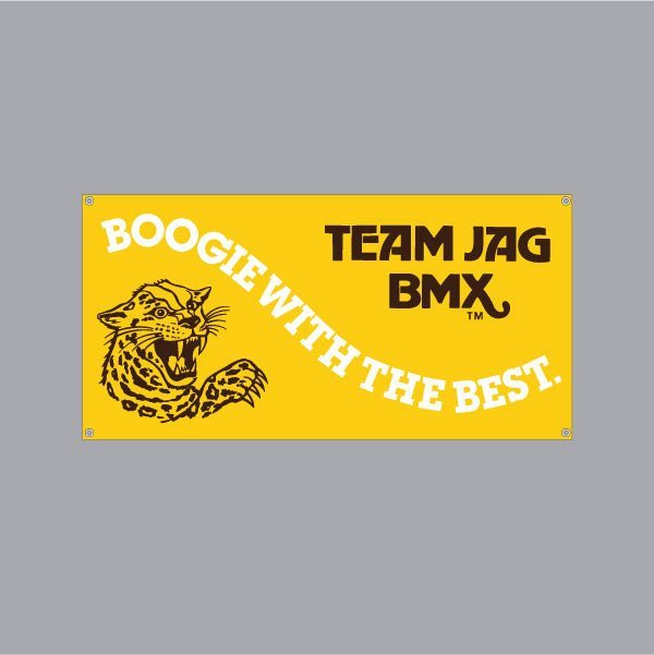 JAG - "Boogie with the best" Banner - old school bmx - Bmx Products AU
