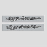 Littlejohn Murphy Inc - BLUE RACER down tube Decal - old school bmx - Bmx Products AU