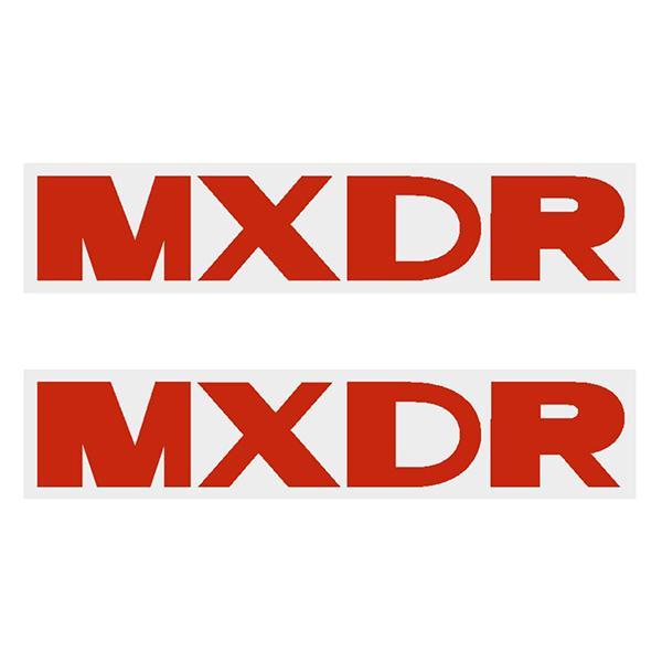 Madison - Chain Stay Decals Mxdr Red Old School Bmx Decal