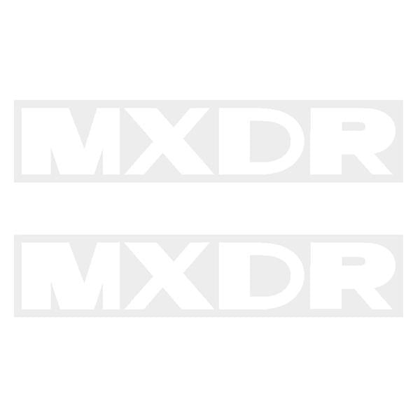 Madison - Chain Stay Decals Mxdr White Old School Bmx Decal