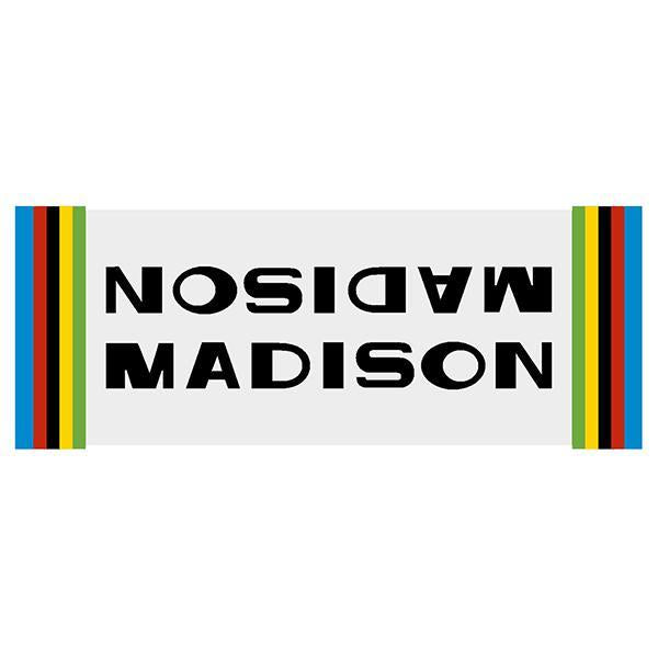 Madison - Down Tube Decal Gen2 Black Lettering Old School Bmx