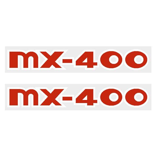 Madison - Fork Decals Mx-400 Red With White Outline Old School Bmx Decal