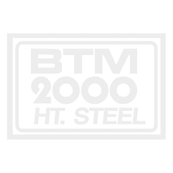 Madison - Top Tube Decal Btm2000 White Old School Bmx