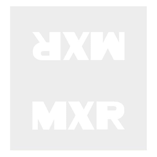 Madison - Top Tube Decal Mxr White Old School Bmx