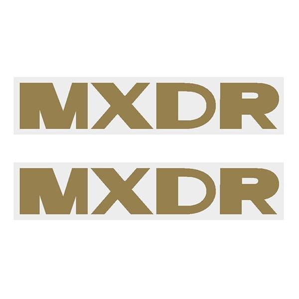 Madison - Chain stay decals - MXDR - GOLD - old school bmx - Bmx Products AU