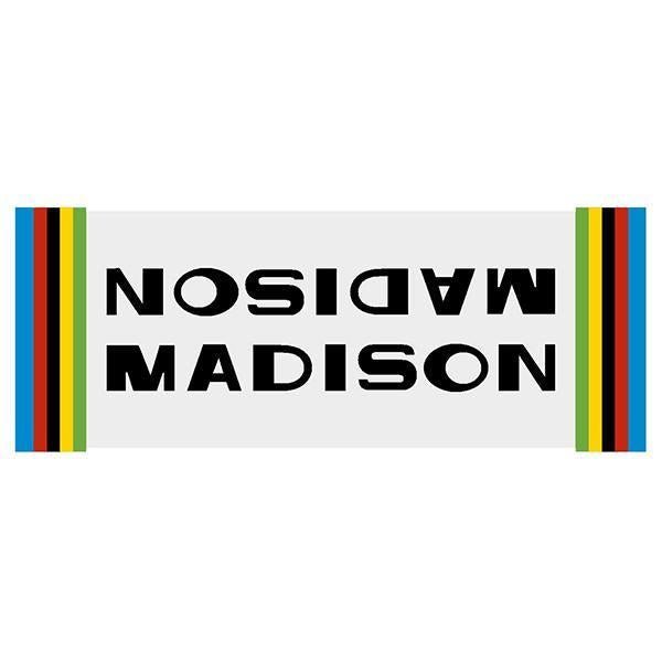 Madison - Down tube decal - Gen2 BLACK lettering - old school bmx - Bmx Products AU