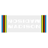 Madison - Down tube decal - Gen2 WHITE lettering - old school bmx - Bmx Products AU