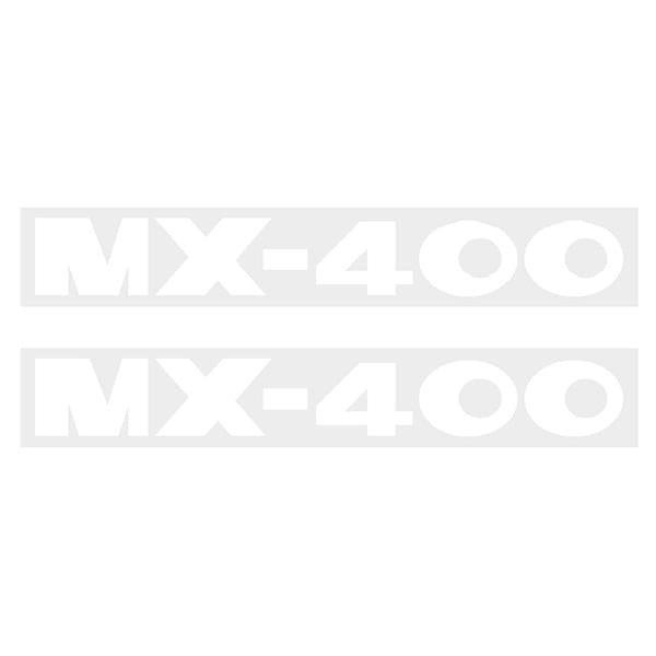 Madison - Fork decals - MX - 400 WHITE - old school bmx - Bmx Products AU