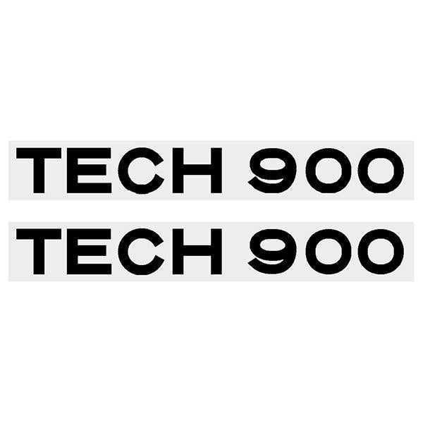 Madison - Fork decals - TECH 900 BLACK - old school bmx - Bmx Products AU