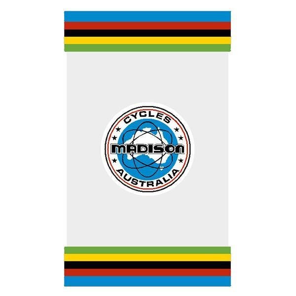 Madison - Seat tube decal - ATOM GEN1 - LONG - CLEAR - old school bmx - Bmx Products AU