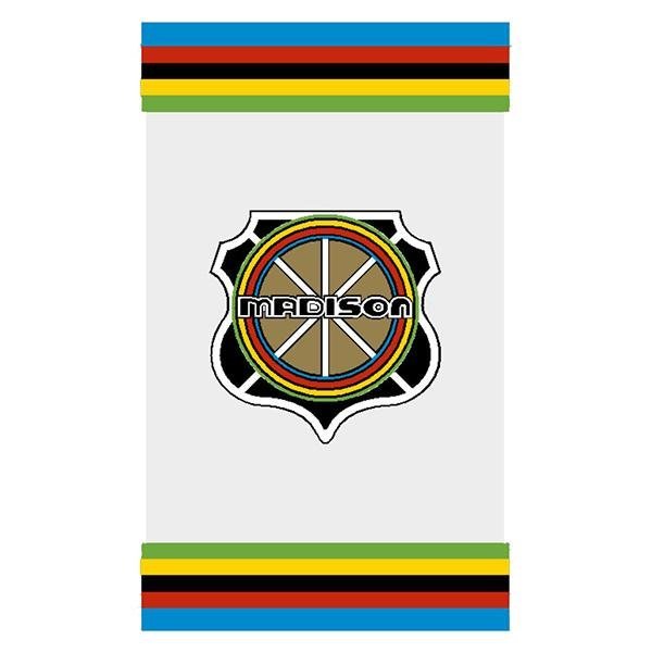 Madison - Seat tube decal - SHIELD - LONG - CLEAR - old school bmx - Bmx Products AU