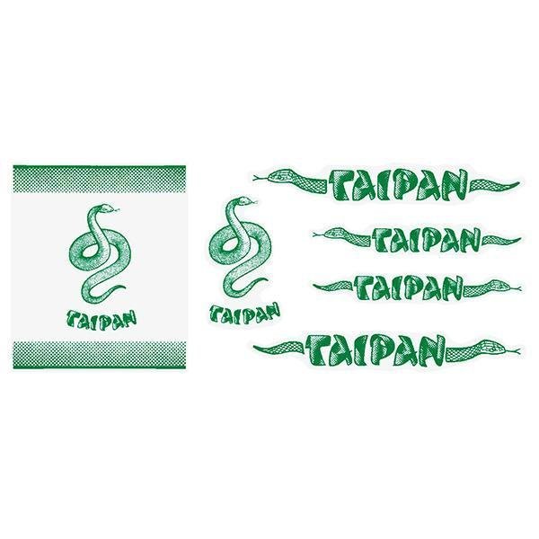 Madison - TAIPAN - GREEN decal set - old school bmx - Bmx Products AU