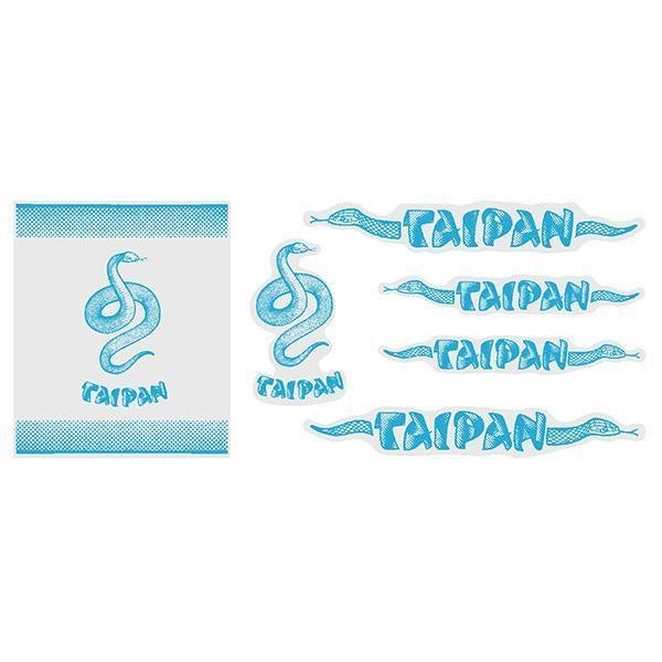 Madison - TAIPAN - LIGHT BLUE decal set - old school bmx - Bmx Products AU