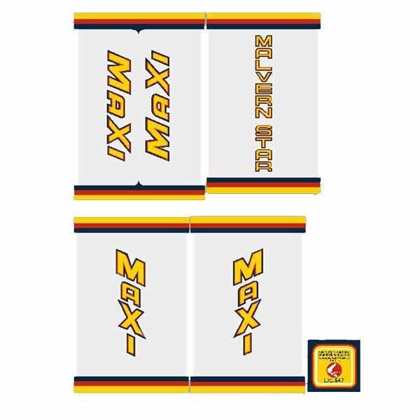 Malvern Star - Maxi Gen 2 decal set - old school bmx - Bmx Products AU