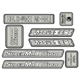Malvern Star - Supermax Turbo decal set - old school bmx - Bmx Products AU