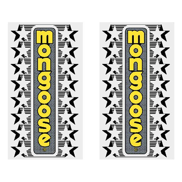 1983-85 Mongoose Yellow Fork Decals - Old School Bmx Decal