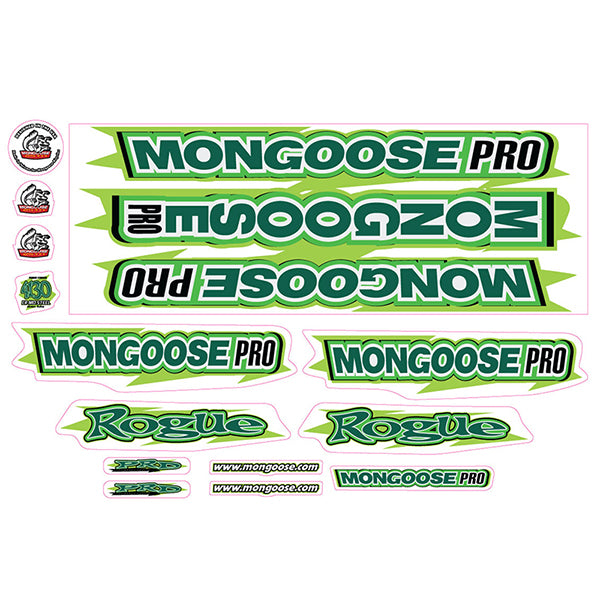 Mongoose - 2000 Rogue - Decal set - old school bmx