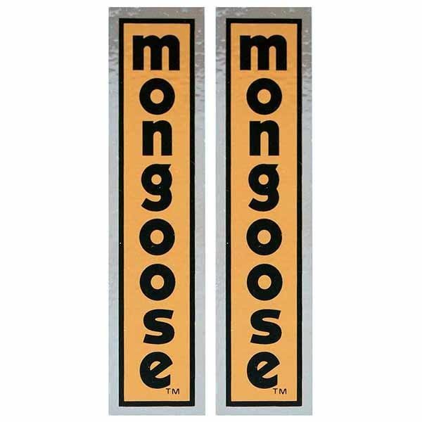Mongoose - 1980 - 81 Fork Gold Decal set - Old school bmx - Bmx Products AU