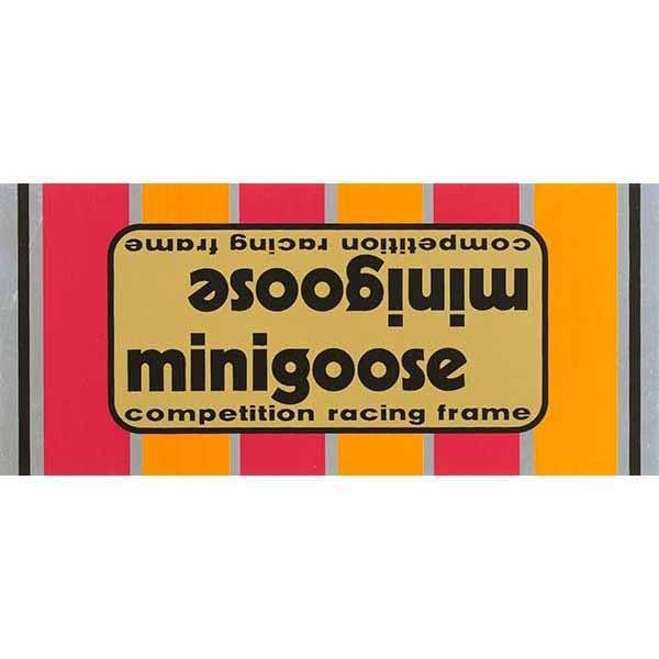 Mongoose - 1980 Minigoose gold Decal set - Old school bmx - Bmx Products AU