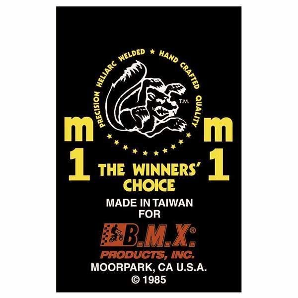Mongoose - 1985 M1 with red & Taiwan seat tube decal - Old school bmx - Bmx Products AU