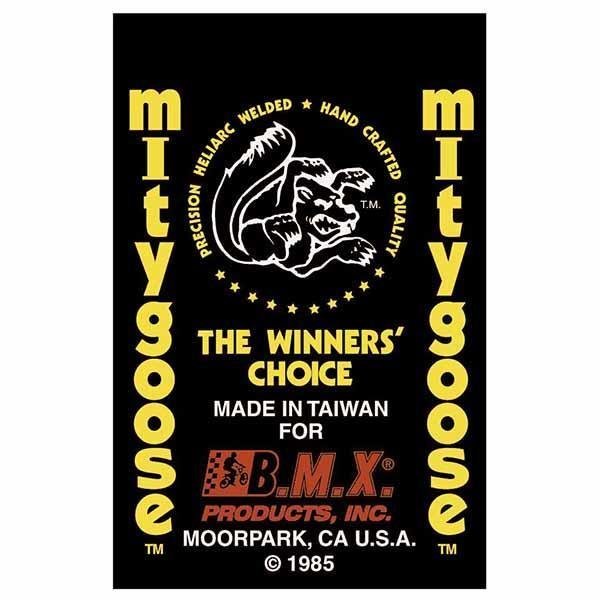 Mongoose - 1985 Mitygoose with red & Taiwan seat tube decal - Old school bmx - Bmx Products AU