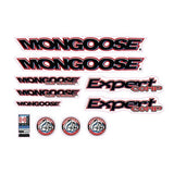 Mongoose - 1996 Expert Comp - for chrome frame Decal set - old school bmx - Bmx Products AU