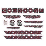 Mongoose - 1998 Rogue - Decal set - old school bmx - Bmx Products AU