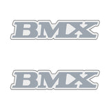 Mongoose - Aero SEAT - CHROME - side decal set - Old school bmx - Bmx Products AU