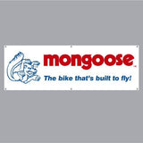 Mongoose - "Built to fly" Red/Blue Banner - old school bmx - Bmx Products AU
