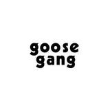 Mongoose - "GOOSE GANG" die - cut BLACK plate decal - Old school bmx - Bmx Products AU