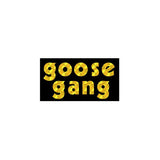 Mongoose - "GOOSE GANG" YELLOW on PRISM plate decal - Old school bmx - Bmx Products AU
