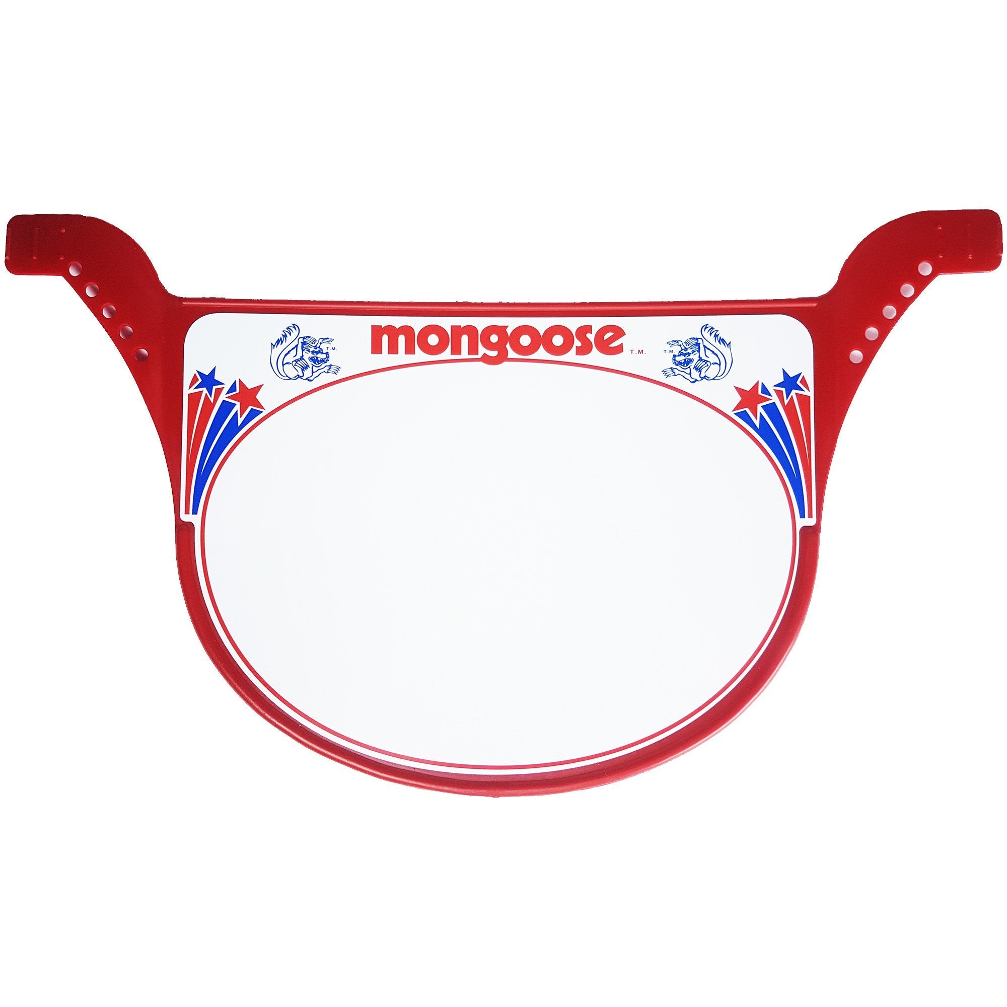 Mongoose Race Plate Red - Old School Bmx