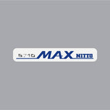 Nitto B710 MAX on white decal - old school bmx - Bmx Products AU